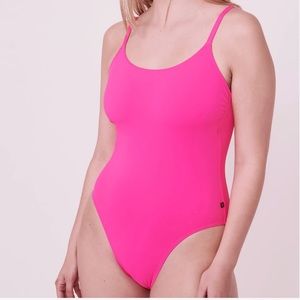 La Vie En Rose Neon Pink One Piece swimsuit